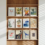 12 Vertical A Series Frames Mockup With Sunlight