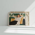 Horizontal 4x3 Frame Mockup With Sunlight