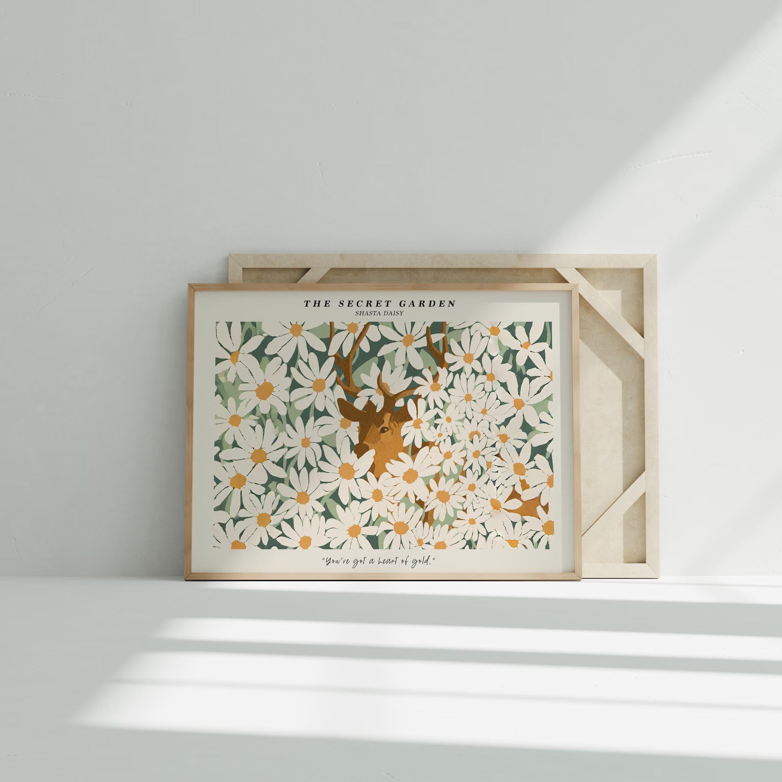 Horizontal 4x3 Frame Mockup With Sunlight