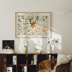 Horizontal A Series Wall Frame Mockup With Sunlight