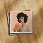 Square Frame Mockup With Sunlight