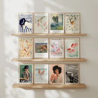 12 Vertical A Series Frames Mockup With Sunlight