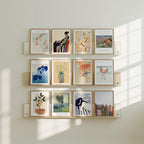 12 Vertical 3x4 Frames Mockup With Sunlight