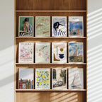 12 Vertical A Series Frames Mockup With Sunlight