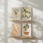 4 Vertical A Series Frames Mockup With Sunlight