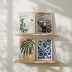 4 Vertical A Series Frames Mockup With Sunlight