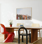 Horizontal A Series Wall Frame Mockup With Sunlight