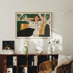 Horizontal A Series Wall Frame Mockup With Sunlight