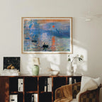 Horizontal A Series Wall Frame Mockup With Sunlight