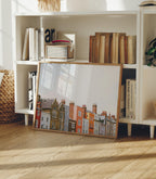 Horizontal 4x3 Frame Mockup With Reflection