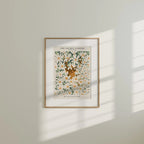 Vertical 5x7 Wall Frame Mockup With Sunlight