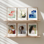 6 Vertical 3x4 Frames Mockup With Sunlight