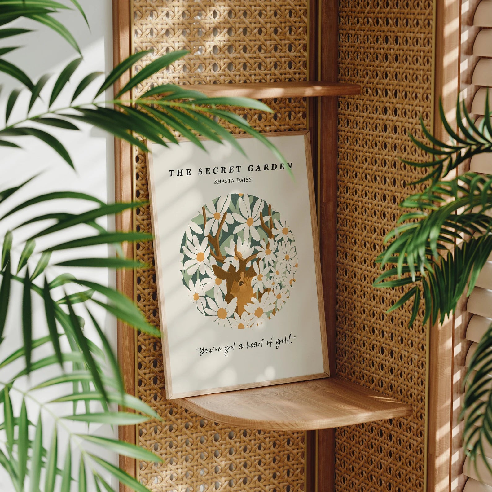 Vertical 5x7 Frame Mockup With Sunlight