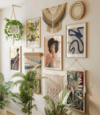 4 Vertical 3x4 Wall Frames Mockup