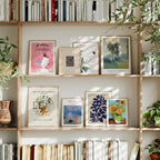 8 Vertical 3x4 Frames Mockup With Sunlight