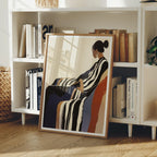 Vertical 3x4 Frame Mockup With Reflection