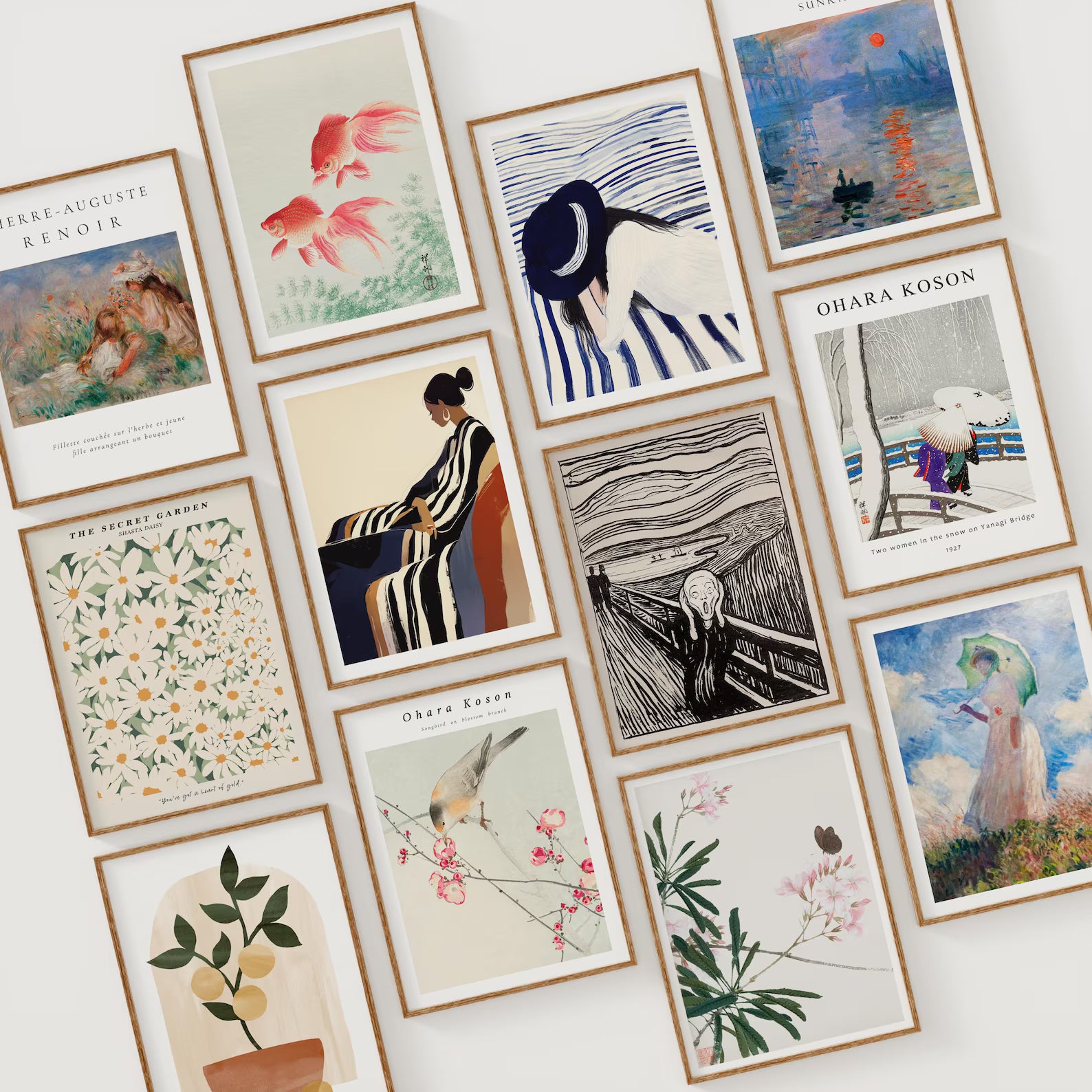 12 Vertical 3x4 Frames Mockup