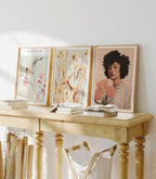 3 Vertical 5x7 Frames Mockup With Sunlight Reflection