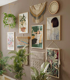 4 Vertical 3x4 Wall Frames Mockup