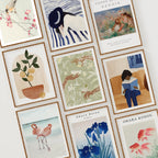 9 Vertical 3x4 Frames Mockup