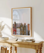 Vertical 3x4 Wall Frame Mockup With Reflection