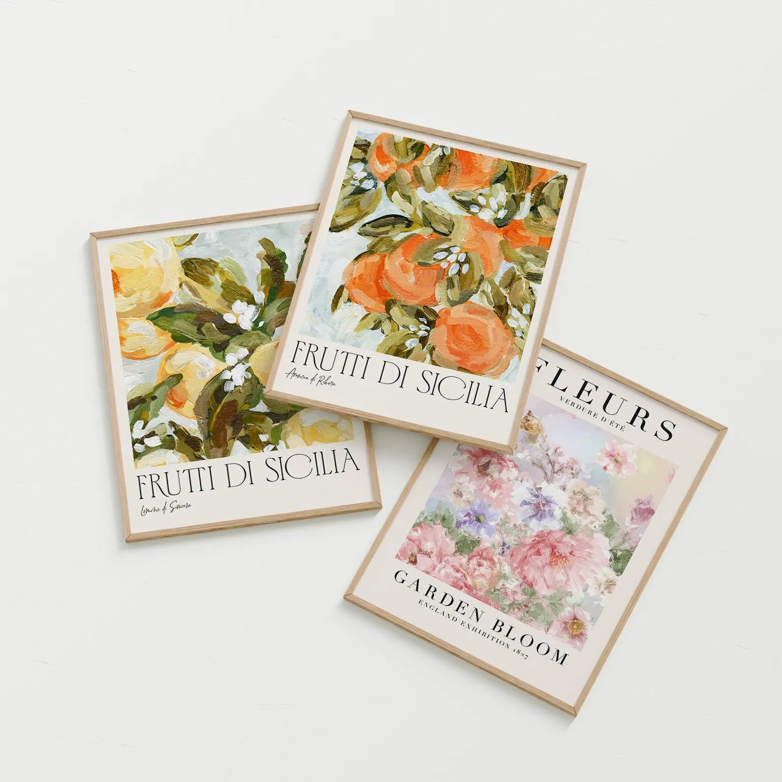 3 Vertical 3x4 Frames Mockup