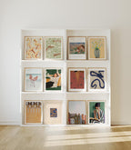 12 Vertical 3x4 Frames Mockup With Sunlight