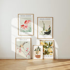 5 Vertical 5x7 Frames Mockup With Sunlight