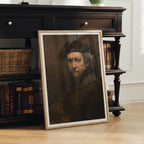 Vertical 3x4 Frame Mockup With Reflection