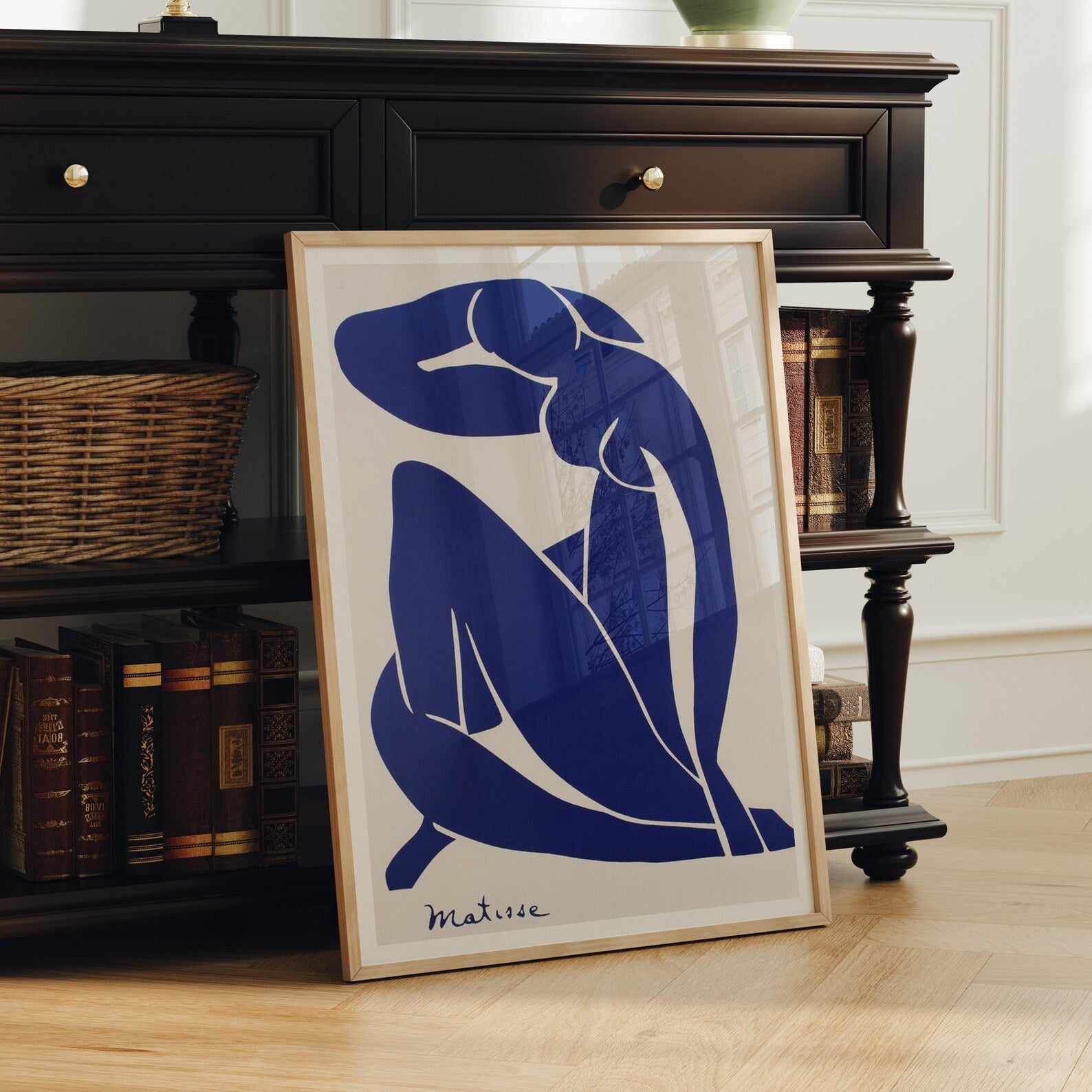 Vertical 3x4 Frame Mockup With Reflection