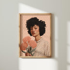 Vertical 5x7 Wall Frame Mockup With Sunlight