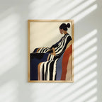 Vertical 5x7 Wall Frame Mockup With Sunlight