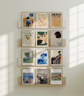 12 Vertical 3x4 Frames Mockup With Sunlight