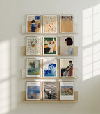 12 Vertical 3x4 Frames Mockup With Sunlight