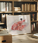 Horizontal Library 4x3 Frame Mockup With Sunlight