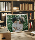 Horizontal Library 4x3 Frame Mockup With Sunlight