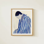 Vertical 8x10 Wall Frame Mockup With Sunlight