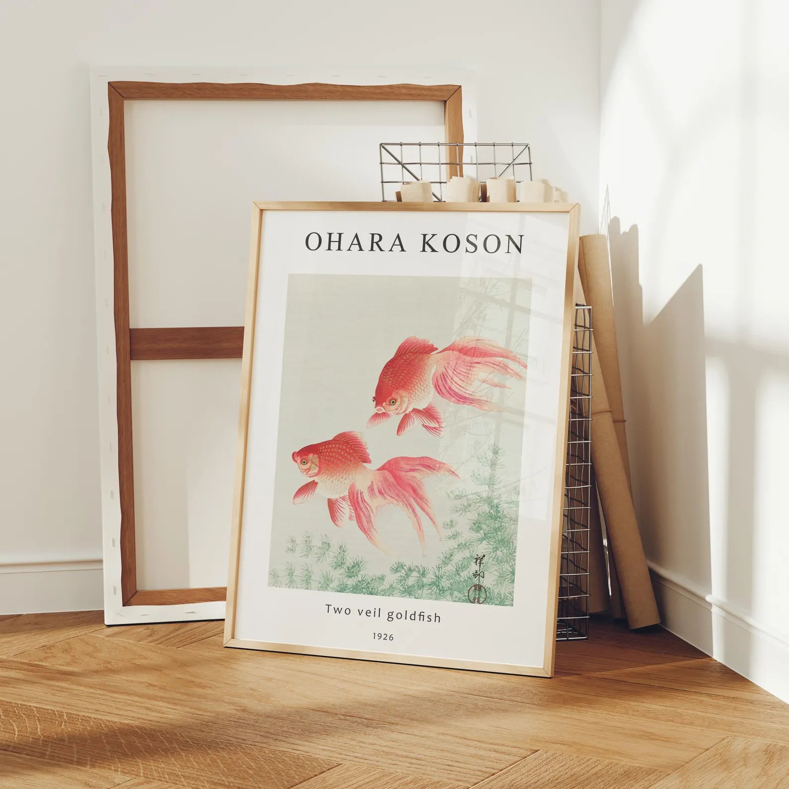 Vertical 3x4 Frame Mockup With Reflection