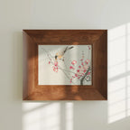 Horizontal 4x3 Wall Frame Mockup With Sunlight