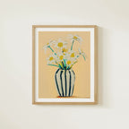 Vertical 8x10 Wall Frame Mockup With Sunlight