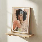 Vertical 3x4 Frame Mockup With Reflection