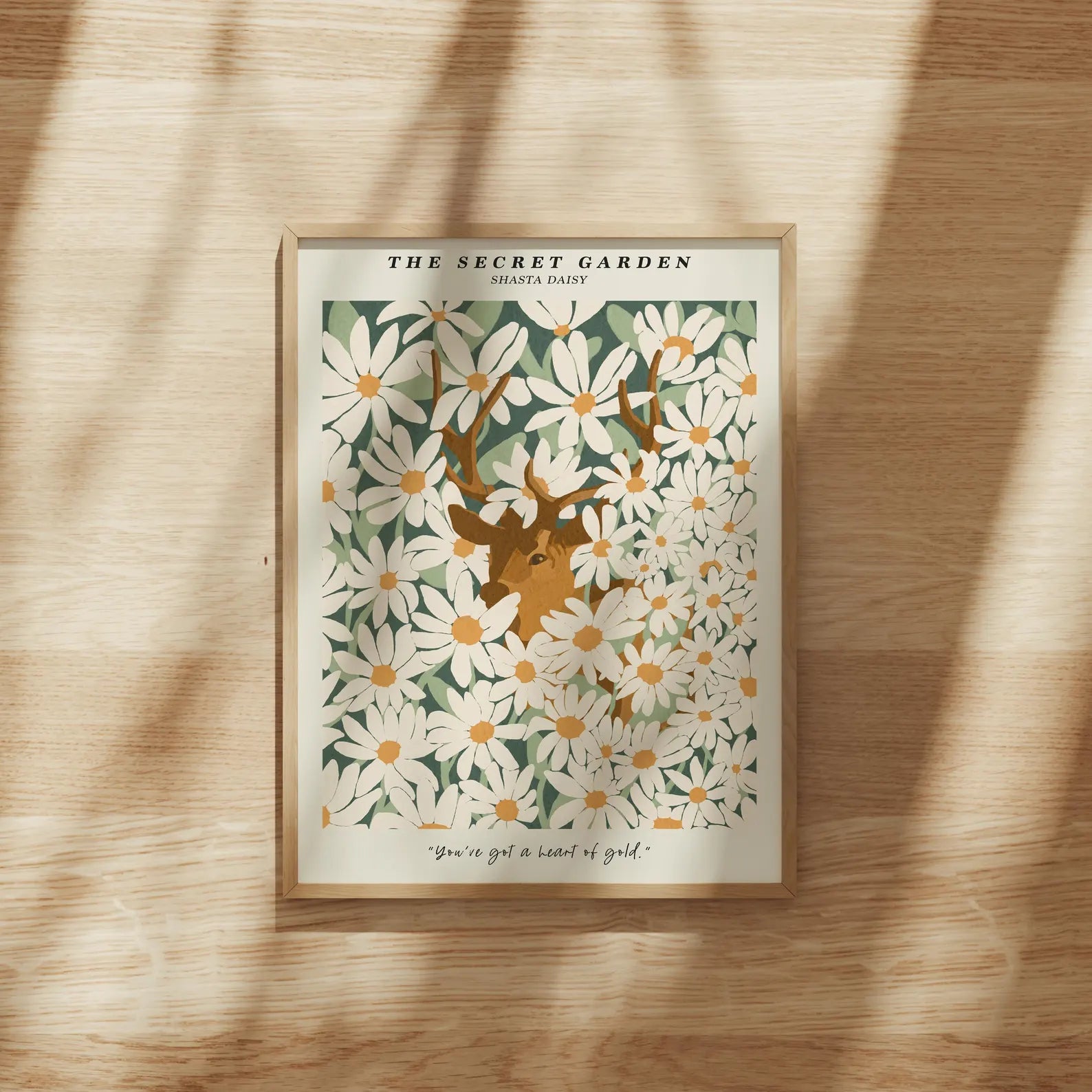 Vertical 3x4 Frame Mockup With Sunlight