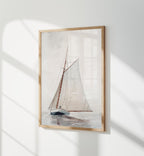 Vertical 3x4 Wall Frame Mockup With Sunlight