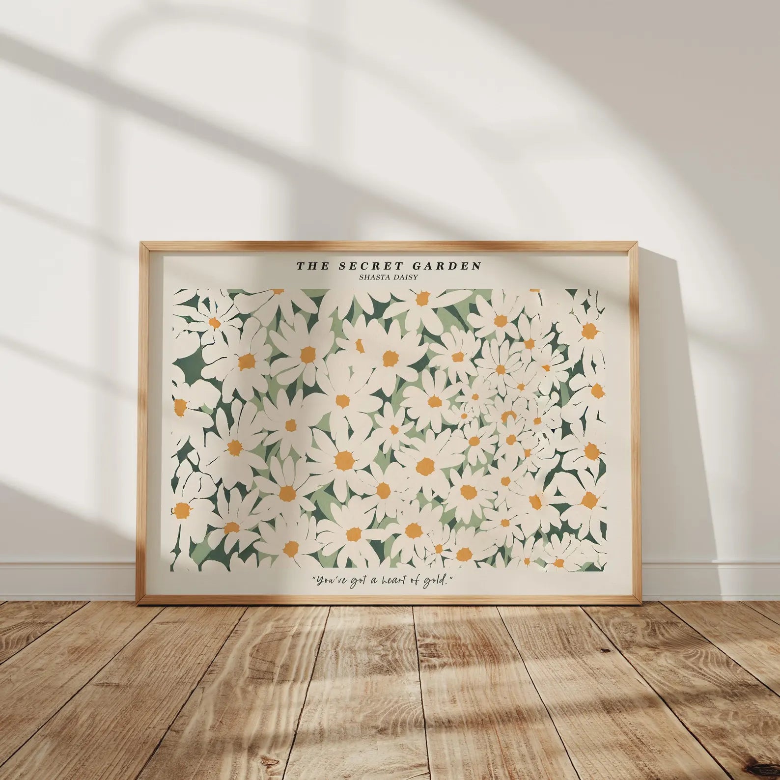 Horizontal 7x5 Frame Mockup With Sunlight