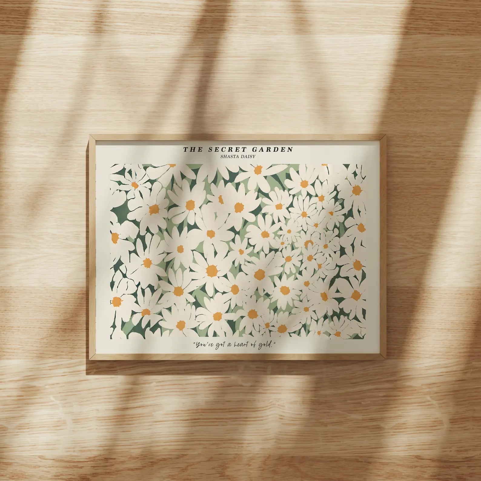 Horizontal 4x3 Frame Mockup With Sunlight