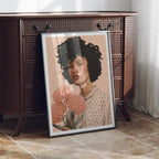 Vertical 3x4 Frame Mockup With Reflection