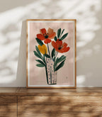 Vertical 5x7 Frame Mockup With Sunlight