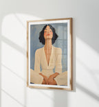 Vertical 3x4 Wall Frame Mockup With Sunlight