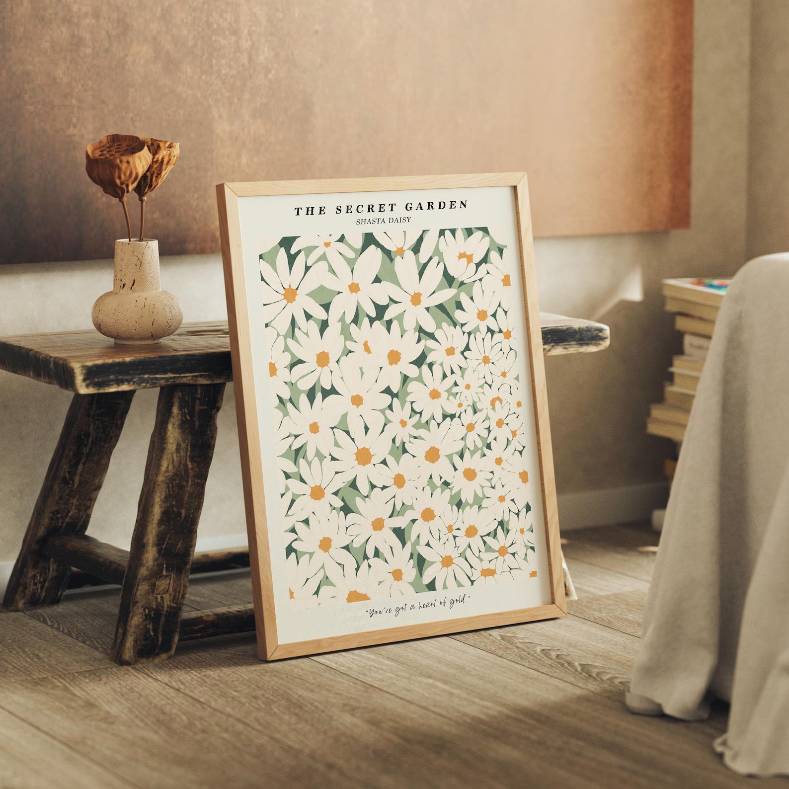 Vertical 3x4 Frame Mockup With Reflection