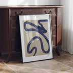 Vertical 3x4 Frame Mockup With Reflection